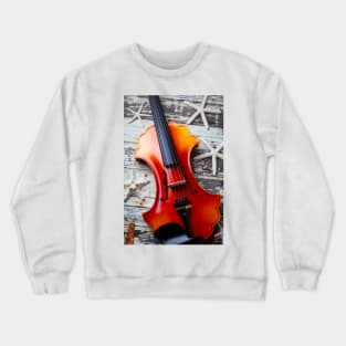 Baroque Violin And Starfish Crewneck Sweatshirt